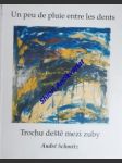 TROCHU DEŠTĚ MEZI ZUBY - Výbor z básnického díla 1973 - 1998 / Un peu de pluie entre les dents - Choix de poémes 1973 - 1998 - SCHMITZ André - náhled