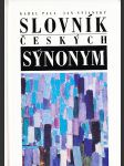 Slovník českých synonym - náhled