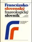 Francúzsko slovenský frazeologický slovník 1.-2.zv. - náhled