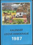 Kalendář Lidové demokracie. 1987 - náhled