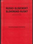 Rusko-slovenský slovensko-ruský slovník - náhled