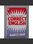 How to write correct english (Jak psát správně anglicky) - náhled