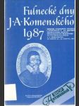 Fulnecké dny J. A. Komenského 1987 - náhled
