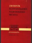 Zborník Slovenského Národného Múzea - náhled