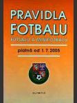 Pravidla fotbalu 2005 - náhled