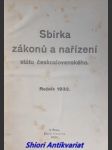 Sbírka zákonů a nařízení státu československého - ročník 1932 - náhled