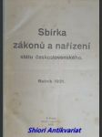 Sbírka zákonů a nařízení státu československého - ročník 1931 - náhled