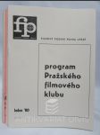 Program Pražského filmového klubu rok 1980, kompletní rok - náhled