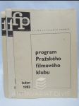 Program Pražského filmového klubu rok 1983 na měsíc leden, březen, duben, květen - náhled
