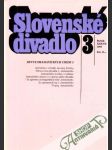 Slovenské divadlo 3. - náhled