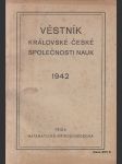 Věstník královské české společnosti nauk; ročník 1942 - náhled