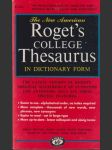 The New American Roget´s college Thesaurus - náhled