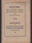 Věstník královské české společnosti nauk; ročník 1933 - náhled