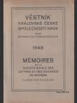 Věstník královské české společnosti nauk; ročník 1948 - náhled