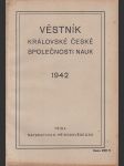 Věstník královské české společnosti nauk; ročník 1942 - náhled