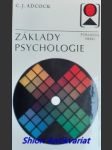 Základy psychologie - adcock cyril john - náhled