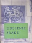 Udelenie zraku - náhled