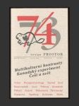 Revue PROSTOR 73/74 - Multikulturní kontrasty - kanadský experiment, Češi a svět - náhled