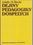 Dejiny pedagogiky dospelých - náhled