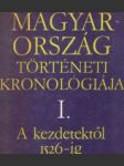 Magyarország tőrténeti kronológiája I - II - náhled