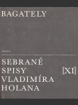 Bagately (Sebrané spisy XI): bibliografický soupis básníkova díla a životopis - náhled