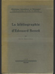 La bibliographie d'Edouard Beneš - náhled