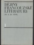 Dějiny Francouzské literatury I. - III. - náhled