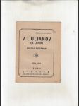 V. I. Uljanov (N. Lenin) - Krátká biografie - náhled