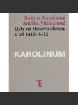 Listy na Husovu obranu z let 1410 - náhled