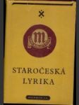 Staročeská milostná lyrika - náhled