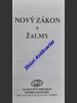 Nový zákon a žalmy - náhled