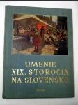 Umenie xix. storočia na slovensku - náhled