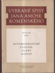 Vybrané spisy Jana Amose Komenského VIII (veľký formát) - náhled