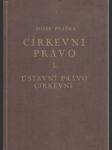 Církevní právo se zřetelem k partikulárnímu právu československému - náhled