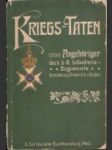 Kriegs - Taten Angehöriger des k.b. 8. Infanterie - Regiments Grossherzog Friedrich II. v. Baden - náhled