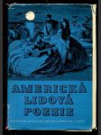 Americká lidová poezie - kresby a obálka kamil lhoták - náhled