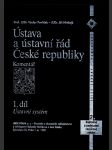 Ústava a ústavní řád české republiky 1. díl - náhled