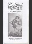 Radiant Rider-Waite Tarot Deck. Brožúrka + 78 kariet - náhled