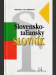 Slovensko - taliansky slovník - náhled