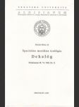 Špeciálna morálna teológia. Dekalóg. Prikázania IV,VI,VIII,IX,X. - náhled