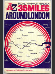 A to Z road map with index 35 Miles Around London - náhled