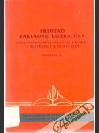 Prehľad základnej literatúry v Slovenskej pedagogickej knižnici - náhled