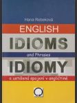 English Idioms and Phrases/ Idiomy a ustálená spojení v angličtině - náhled