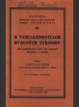 O vzdialenostiach ovocných stromov - náhled