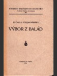 Výbor z balád - náhled