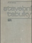 Stavební tabulky - náhled