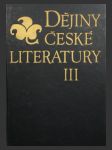 Dějiny české literatury III - náhled