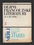 Dějiny francouzské literatury - 3 - náhled