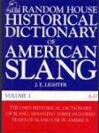 Random House Historical Dictionary of American Slang - Volume I (A-G) - náhled