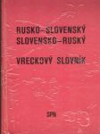 Rusko-slovenský slovensko-ruský vreckový slovník - náhled